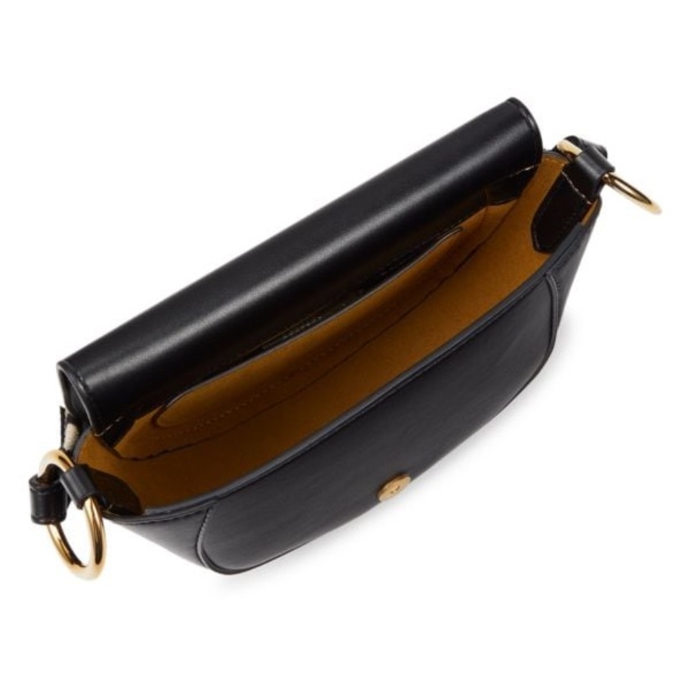 Stella McCartney Black Half-Moon Shoulder Bag - Picture 8 of 16